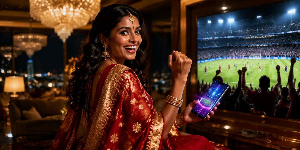 User logging into mobile betting app in Indian setting