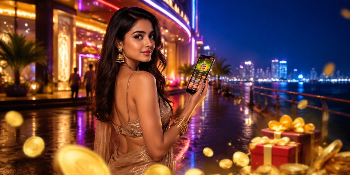 Mobile casino app in use in Mumbai nightlife